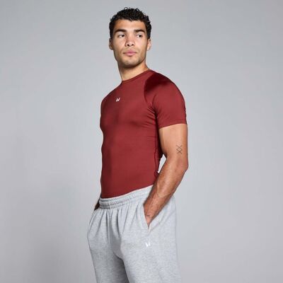 MyProtein Baselayer de Manga Curta Training Masculina MP - Cereja - XXXL MyProtein Baselayer de Manga Curta Training Masculina MP - Cereja - XXXL