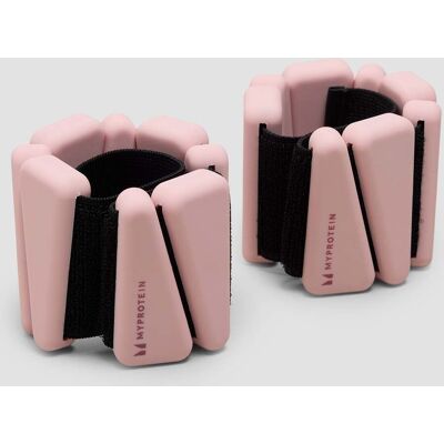 Pesos de Tornozelo/Pulso de Silicone Myprotein com Saco (1lbs) - Rosa Pesos de Tornozelo/Pulso de Silicone Myprotein com Saco (1lbs) - Rosa
