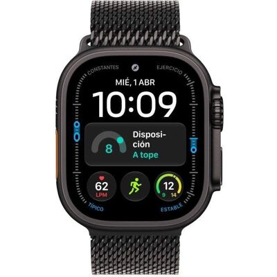 Apple Watch Ultra 4 GPS + Cellular 49mm Titânio Preto com Bracelete Milanese Loop M Apple Watch Ultra 4 GPS + Cellular 49mm Titânio Preto com Bracelete Milanese Loop M