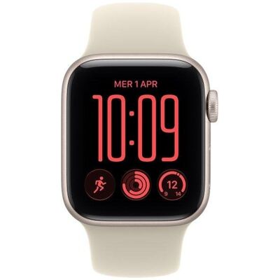 Apple Watch SE 3 GPS + Cellular 40mm Alumínio Starlight com Bracelete Desportiva S/M Apple Watch SE 3 GPS + Cellular 40mm Alumínio Starlight com Bracelete Desportiva S/M