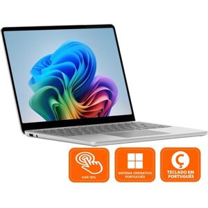 Microsoft Surface Laptop Copilot+ PC Snapdragon X Plus/16GB/256GB SSD/13" Tátil Platinum Metal (PT) Microsoft Surface Laptop Copilot+ PC Snapdragon X Plus/16GB/256GB SSD/13" Tátil Platinum Metal (PT)