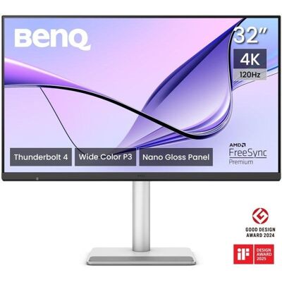 Monitor BenQ MA320UG 32" UltraHD 4K 120Hz IPS Nano Gloss Thunderbolt 4 Ajustável Monitor BenQ MA320UG 32" UltraHD 4K 120Hz IPS Nano Gloss Thunderbolt 4 Ajustável
