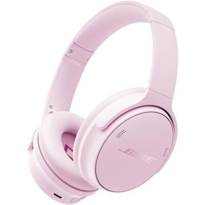 Auriculares Bose Quiet Comfort Headphones sem fios Bluetooth com microfone e estojo, rosa Auriculares Bose Quiet Comfort Headphones sem fios Bluetooth com microfone e estojo, rosa