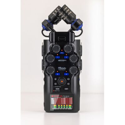 Zoom H6studio - gravador portátil de 6 pistas 32-bit float USB preto Zoom H6studio - gravador portátil de 6 pistas 32-bit float USB preto