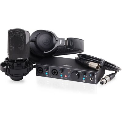 Arturia MiniFuse Recording Pack Black Arturia MiniFuse Recording Pack Black