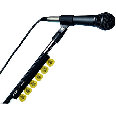 Dunlop suporte/porta-palhetas para instrumento ou microfone preto - 5010 Dunlop suporte/porta-palhetas para instrumento ou microfone preto - 5010