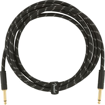 Fender Deluxe Series Straight/Straight Black Tweed 3m Fender Deluxe Series Straight/Straight Black Tweed 3m