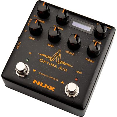 Nux Optima Air NAI 5 Pedal de Efeitos Pré-Amplificador Guitarra Nux Optima Air NAI 5 Pedal de Efeitos Pré-Amplificador Guitarra