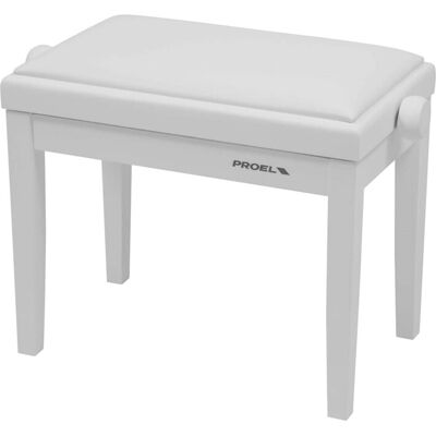 Proel PB90SSWWH Banco para Piano Branco Proel PB90SSWWH Banco para Piano Branco