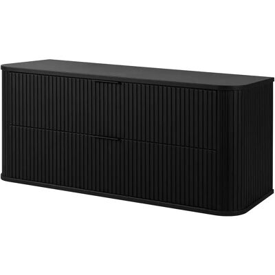 ELEGANCE Móvel suspenso sob lavatório 41,5 × 120,4 × 51,7 cm preto ELEGANCE Móvel suspenso sob lavatório 41,5 × 120,4 × 51,7 cm preto
