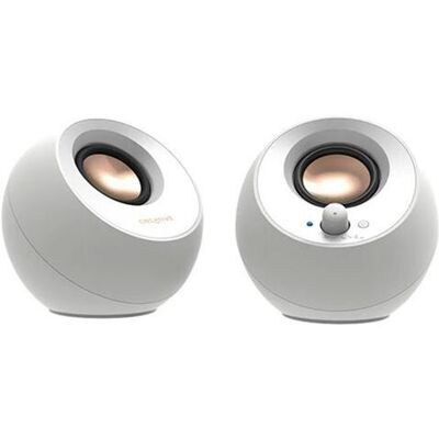 Colunas Bluetooth Creative Pebble V3 - Branco Colunas Bluetooth Creative Pebble V3 - Branco