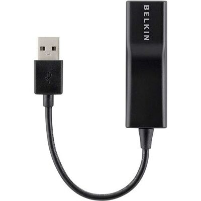 Belkin Adaptador USB 2.0 para Ethernet - Preto Belkin Adaptador USB 2.0 para Ethernet - Preto