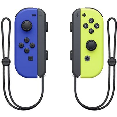 Nintendo Comandos Joy-Con Switch - Azul Amarelo Neon Nintendo Comandos Joy-Con Switch - Azul Amarelo Neon