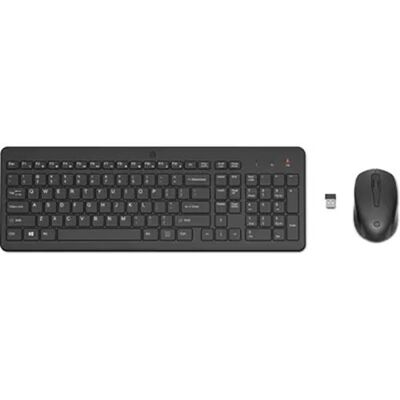 HP Conjunto Teclado + Rato 330 Wireless - Preto HP Conjunto Teclado + Rato 330 Wireless - Preto