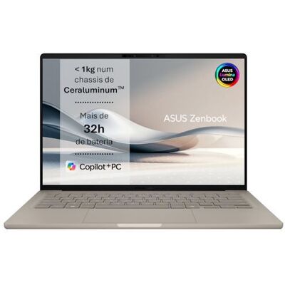Asus Computador Portátil Zenbook A14 UX3407QA-X1PCOHDGB1 14" Snapdragon® X X1-26-100 16GB 512GB SSD Asus Computador Portátil Zenbook A14 UX3407QA-X1PCOHDGB1 14" Snapdragon® X X1-26-100 16GB 512GB SSD