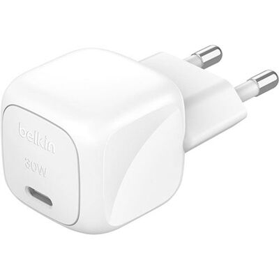 Belkin Carregador BoostCharge Compact - 30W - Branco Belkin Carregador BoostCharge Compact - 30W - Branco