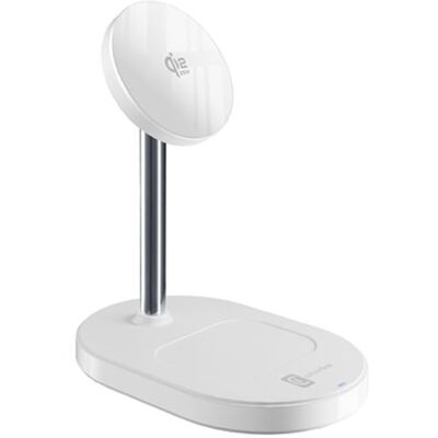 Cellular line Base de Carregamento Wireless QI2 Cellularline Mag Duo 2 em 1 - Branco Cellular line Base de Carregamento Wireless QI2 Cellularline Mag Duo 2 em 1 - Branco
