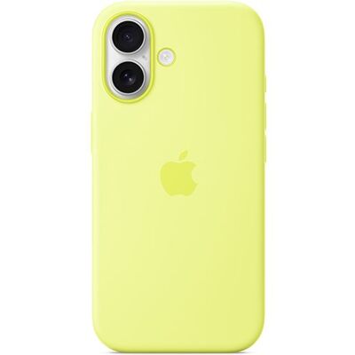 Apple Capa Silicone com MagSafe para iPhone 17 - Amarelo Néon Apple Capa Silicone com MagSafe para iPhone 17 - Amarelo Néon