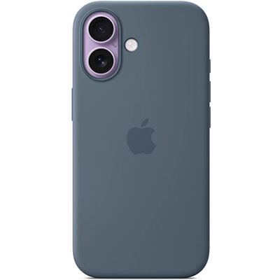 Apple Capa Silicone com MagSafe para iPhone 17 - Azul Âncora Apple Capa Silicone com MagSafe para iPhone 17 - Azul Âncora
