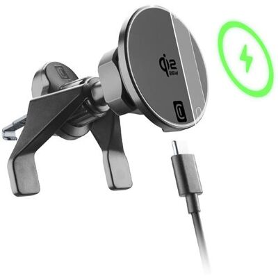 Cellular line Carregador Magnético Qi2 para Grelha de Ventilação Carro Cellularliine Drive 25W - Preto Cellular line Carregador Magnético Qi2 para Grelha de Ventilação Carro Cellularliine Drive 25W - Preto