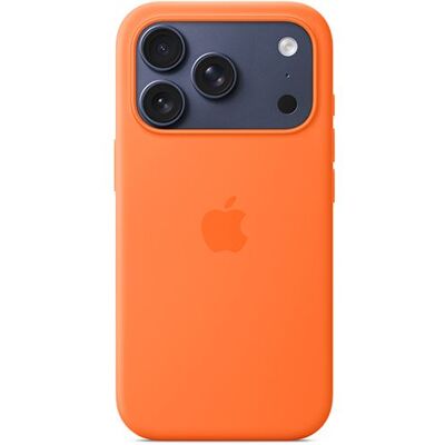 Apple Capa Silicone com MagSafe para iPhone 17 Pro – Laranja Apple Capa Silicone com MagSafe para iPhone 17 Pro – Laranja