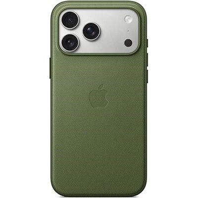 Apple Capa Tecido TechWoven com MagSafe para iPhone 17 Pro Max – Verde Apple Capa Tecido TechWoven com MagSafe para iPhone 17 Pro Max – Verde