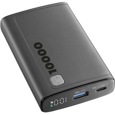 Powerbank com Power Delivery Cellular Line Power Elite 10000mAh - Preto Powerbank com Power Delivery Cellular Line Power Elite 10000mAh - Preto
