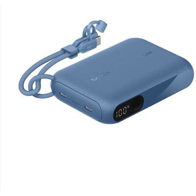 Belkin PowerBank USB-C 10K com Display 10000mAh 20W - Azul Belkin PowerBank USB-C 10K com Display 10000mAh 20W - Azul