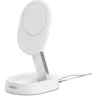 Belkin Base de Carregamento Convertível Wireless Magnético BoostCharge Pro Qi2 15W - Branco Belkin Base de Carregamento Convertível Wireless Magnético BoostCharge Pro Qi2 15W - Branco