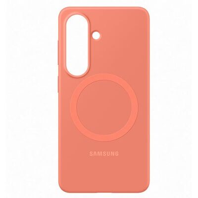 Samsung Capa Silicone Magnética para Galaxy S26 - Vermelho Coral Samsung Capa Silicone Magnética para Galaxy S26 - Vermelho Coral