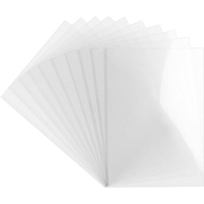 Ideen mit Herz Folha transparente para roda de vento, 0,2 mm, 10 unidades (DIN A5) Ideen mit Herz Folha transparente para roda de vento, 0,2 mm, 10 unidades (DIN A5)