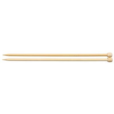 Glorex Agulhas de tecer de bambu, 8,0 mm, 35 cm, natural, 8 mm Glorex Agulhas de tecer de bambu, 8,0 mm, 35 cm, natural, 8 mm