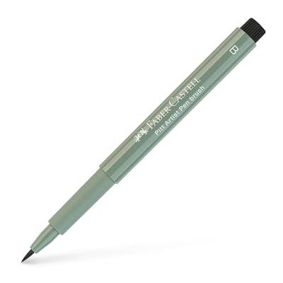 Faber-Castell – Tusche lápis Pitt Artist Pen Brush, espessura do traço B, cor 172, grünerde Faber-Castell – Tusche lápis Pitt Artist Pen Brush, espessura do traço B, cor 172, grünerde