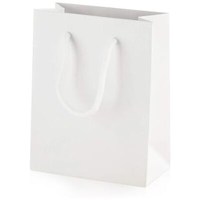 Thepaperbagstore 10 sacos presente mate XS brancos 11,5 x 14,5 x 6,5 cm Thepaperbagstore 10 sacos presente mate XS brancos 11,5 x 14,5 x 6,5 cm