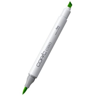 COPIC Ciao Marcador gráfico de ponta dupla, verde (Yellowish Green), 1,4 ml COPIC Ciao Marcador gráfico de ponta dupla, verde (Yellowish Green), 1,4 ml