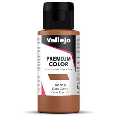 Vallejo Tinta acrílica premium, ocre escuro (62016) Vallejo Tinta acrílica premium, ocre escuro (62016)