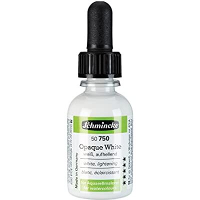 Schmincke - Acquarello Liquido Aqua Drop - Branco Opaco Schmincke - Acquarello Liquido Aqua Drop - Branco Opaco