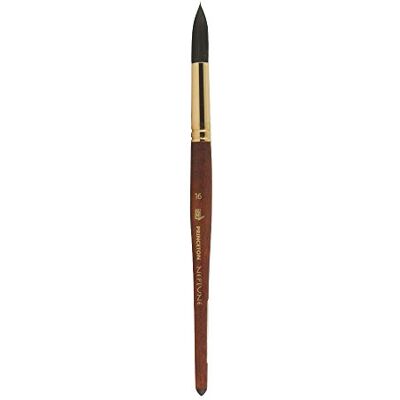 Princeton Artist Brush Neptune Pincéis para aguarela, série 4750, esquilo sintético, redondo, tamanho 16 redondo Princeton Artist Brush Neptune Pincéis para aguarela, série 4750, esquilo sintético, redondo, tamanho 16 redondo