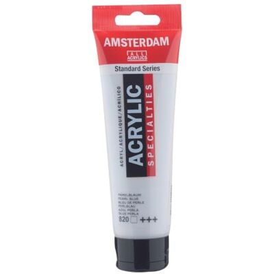 Amsterdam Standard Series cores acrílicas tubo 120 ml azul pérola 820 () Amsterdam Standard Series cores acrílicas tubo 120 ml azul pérola 820 ()