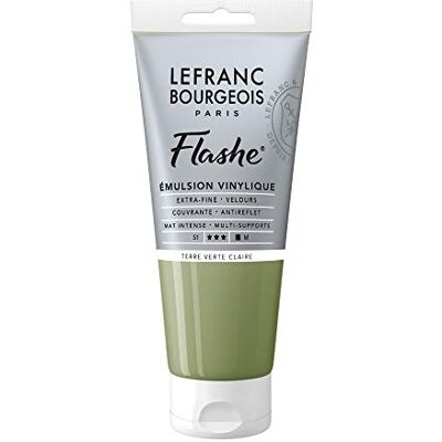 Lefranc Bourgeois vinil pintura acrílica, cor extra fina de vinil para artistas, Grüne Erde Hell, tubo 80 ml Vinylfarbe Lefranc Bourgeois vinil pintura acrílica, cor extra fina de vinil para artistas, Grüne Erde Hell, tubo 80 ml Vinylfarbe