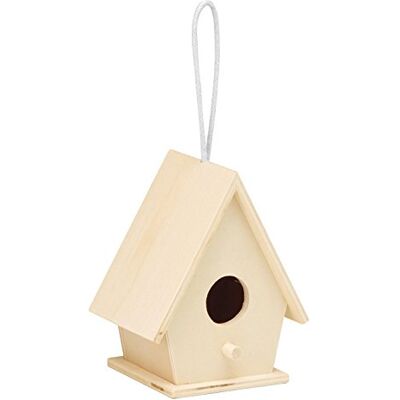 Glorex 2003-332 Casinha de pássaros natural - Birdhouse Glorex 2003-332 Casinha de pássaros natural - Birdhouse