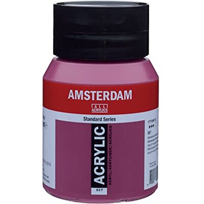 Amsterdam Standard Series cores acrílicas pote 500 ml violeta vermelho permanente 567 (17725672) Amsterdam Standard Series cores acrílicas pote 500 ml violeta vermelho permanente 567 (17725672)
