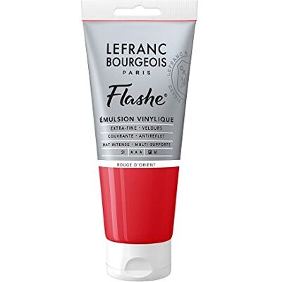 Lefranc Bourgeois vinil pintura acrílica, cor extra fina de vinil para artistas, vermelhão, tubo 80 ml Vinylfarbe Lefranc Bourgeois vinil pintura acrílica, cor extra fina de vinil para artistas, vermelhão, tubo 80 ml Vinylfarbe
