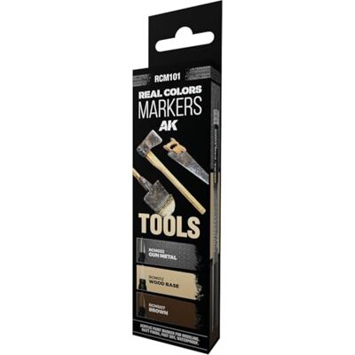 AK Interactive AK Cores reais Marcador Set Tools (3 peças) AK Interactive AK Cores reais Marcador Set Tools (3 peças)