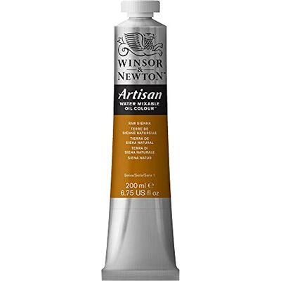 Winsor & Newton Artisan Tubo de tinta óleo miscível em água, 200 ml, cor Terra de Siena natural Winsor & Newton Artisan Tubo de tinta óleo miscível em água, 200 ml, cor Terra de Siena natural