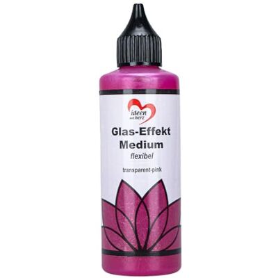 Ideen mit Herz Efeito de vidro médio, base de água, tempo de secagem de 12 a 24 horas, para ótica de vidro (rosa transparente) Ideen mit Herz Efeito de vidro médio, base de água, tempo de secagem de 12 a 24 horas, para ótica de vidro (rosa transparente)