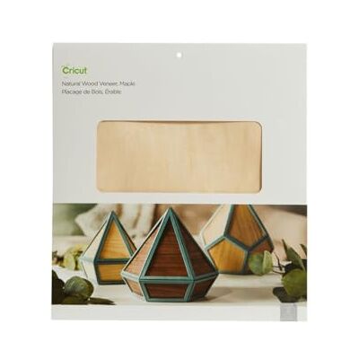 Cricut Folha de madeira natural/ácer x 30,5 cm/embalagem de 2/para máquinas Explore and Maker. Requer folha de ponta profunda, bege, 30,5 cm x 30,5 cm (12" x 12"), 2, Cricut Folha de madeira natural/ácer x 30,5 cm/embalagem de 2/para máquinas Explore and Maker. Requer folha de ponta profunda, bege, 30,5 cm x 30,5 cm (12" x 12"), 2,