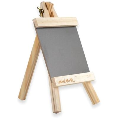 MONT MARTE Ardósia pequena – Quadro compacto sobre cavalete de madeira de pinho, quadro de giz com suporte, 25,5 x 23,5 x 15 cm MONT MARTE Ardósia pequena – Quadro compacto sobre cavalete de madeira de pinho, quadro de giz com suporte, 25,5 x 23,5 x 15 cm