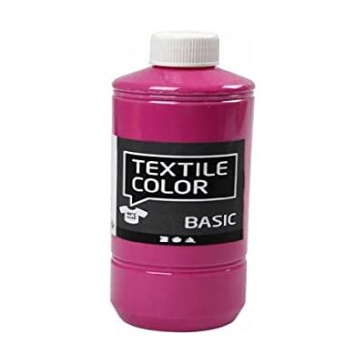 Creativ Art-Manufacturer Design Tinta têxtil (500 ml), cor-de-rosa Creativ Art-Manufacturer Design Tinta têxtil (500 ml), cor-de-rosa