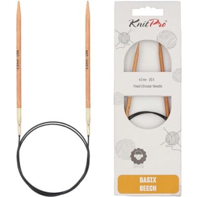 KnitPro Knit Pro K35308 Massa, madeira de faia, natural, 4,00 mm KnitPro Knit Pro K35308 Massa, madeira de faia, natural, 4,00 mm